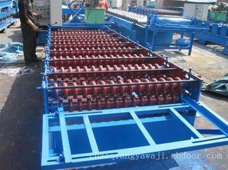 全自动压瓦机850型波纹板压型设备整个机组自动